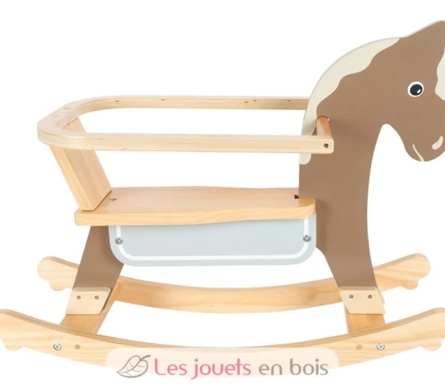 Cheval à bascule avec siège marron Small foot compagny