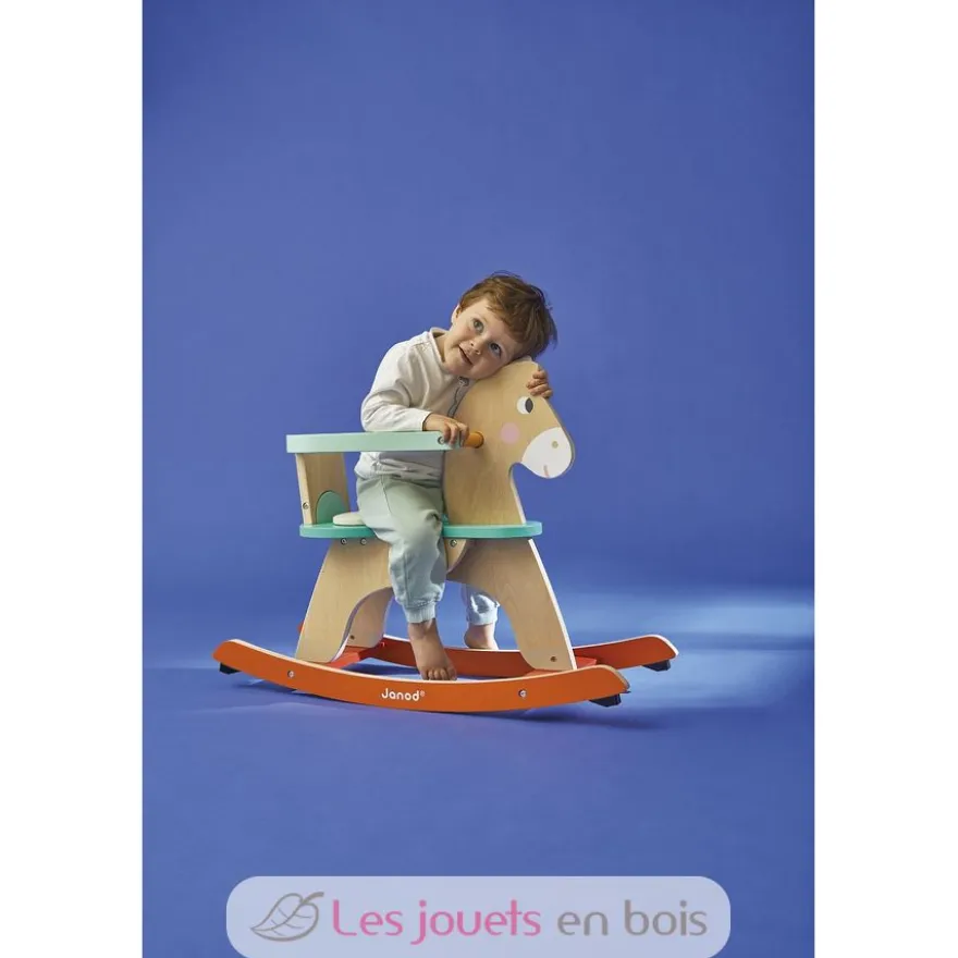 Cheval à bascule en bois Ogalo Zigolos - Dès 12 mois - Janod
