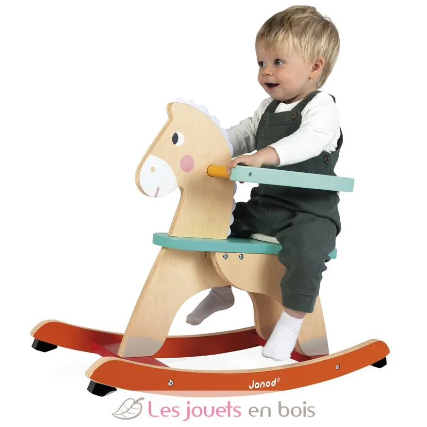 Cheval à bascule en bois Ogalo Zigolos - Dès 12 mois - Janod