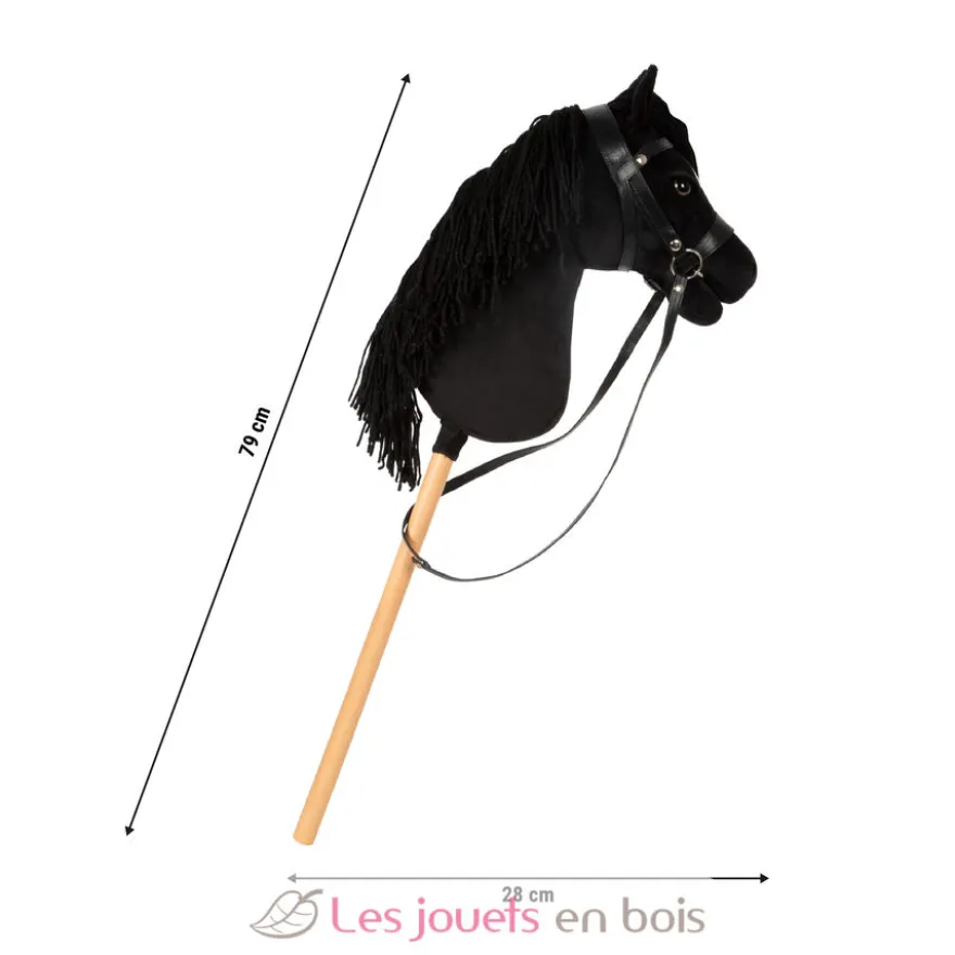 Cheval bâton noir Eddie - Small Foot company