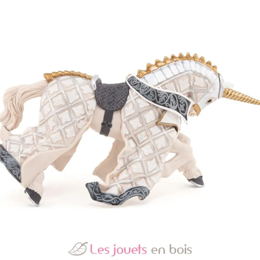 Cheval maître des armes cimier licorne - Papo