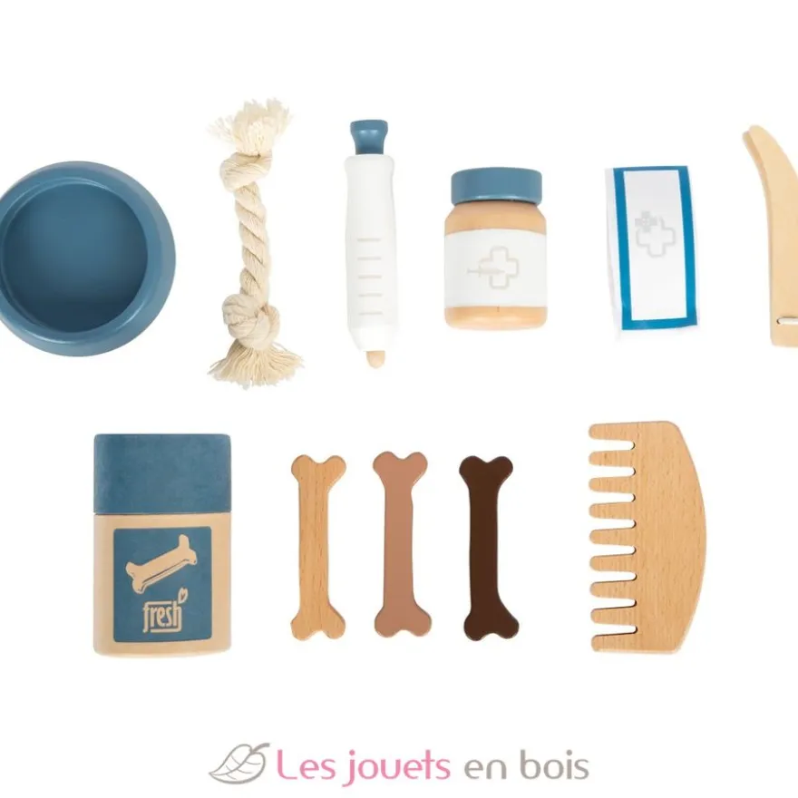 Chien avec sac et kit de soins - Small Foot company