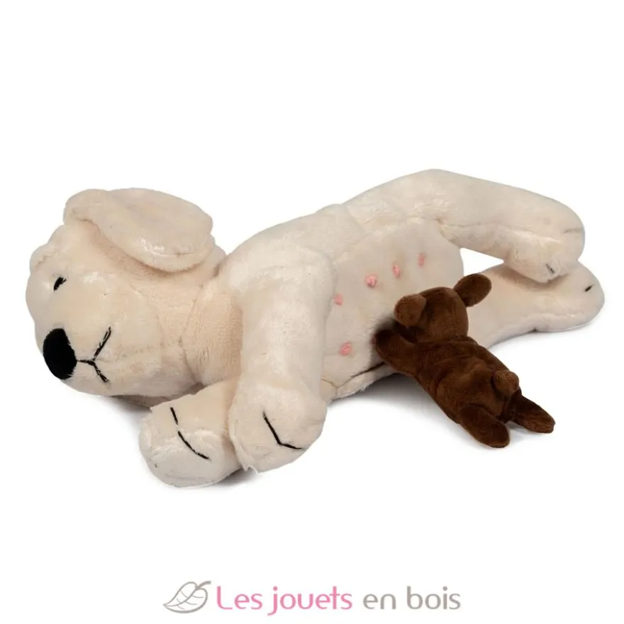 Chien en peluche et ses chiots - ByAstrup