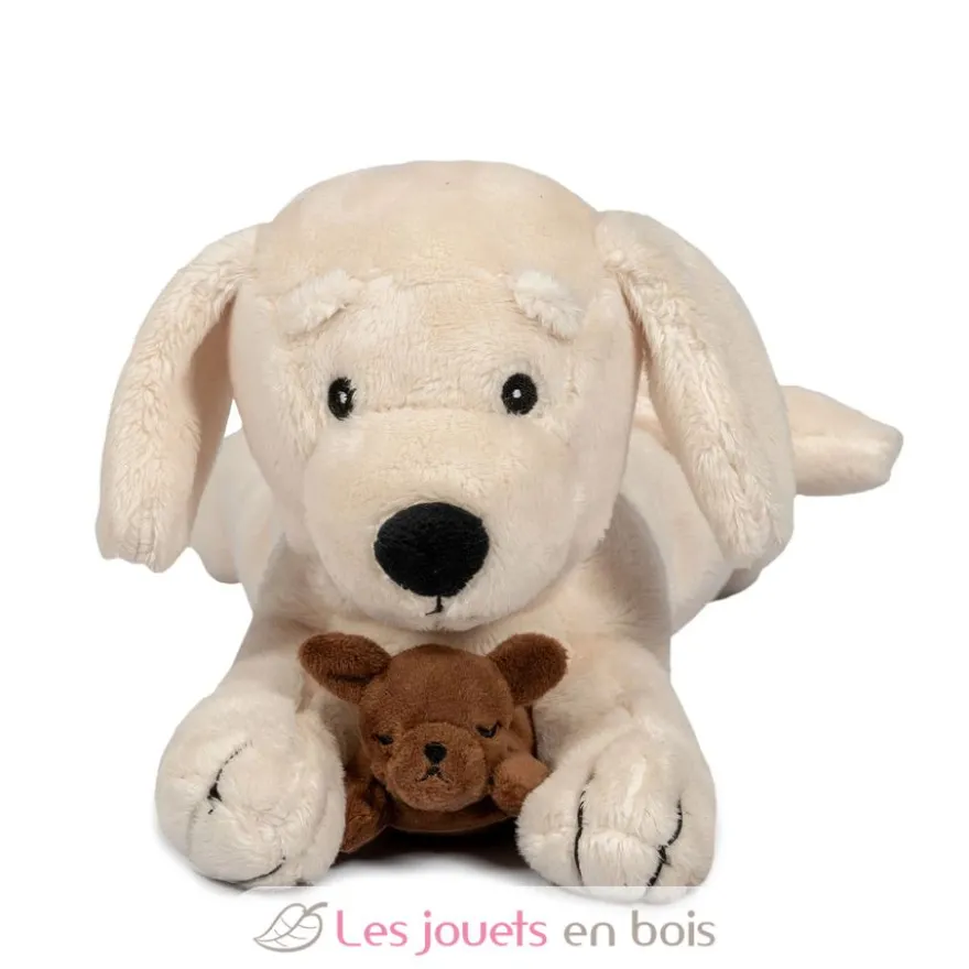 Chien en peluche et ses chiots - ByAstrup