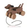 Chiens Teckel à tirer marron - Egmont Toys