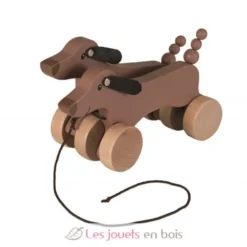 Chiens Teckel à tirer marron - Egmont Toys