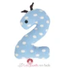 Chiffre 2, jouet en tissu - Franck & Fischer