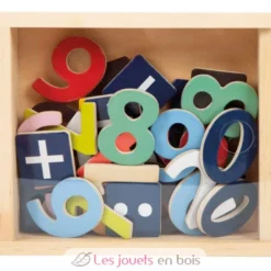 Chiffres magnétiques colorés multicolores Small Foot Compagny