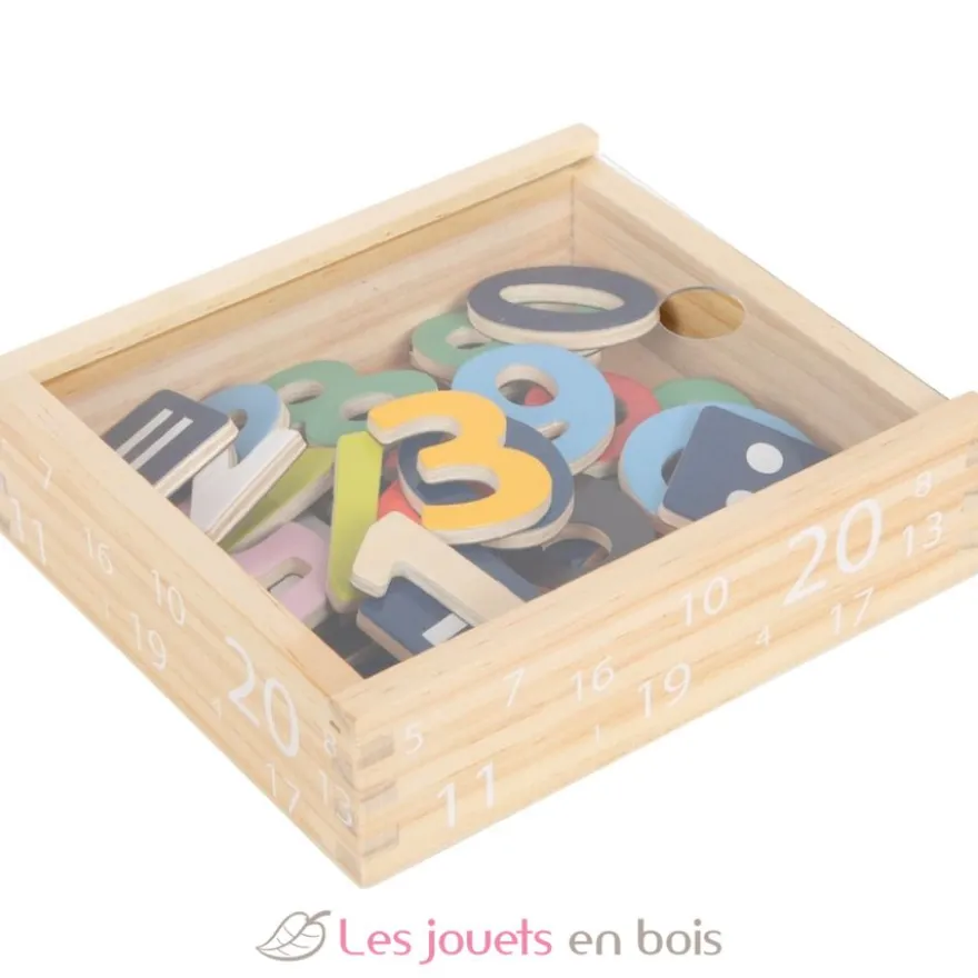 Chiffres magnétiques colorés multicolores Small Foot Compagny