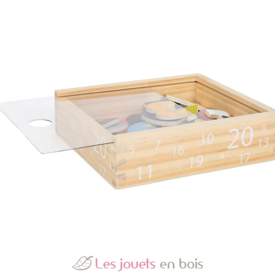 Chiffres magnétiques colorés multicolores Small Foot Compagny