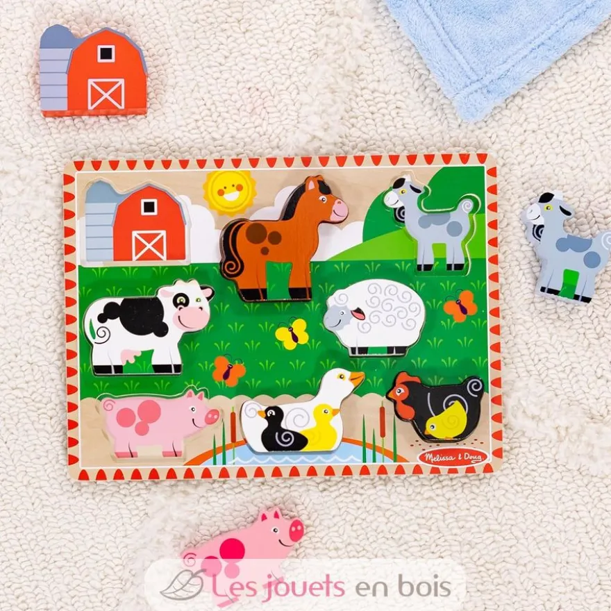 Chunky puzzle Animaux de la ferme - Melissa & Doug