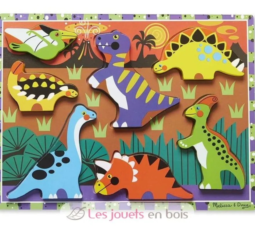 Chunky puzzle Dinosaures - Melissa & Doug