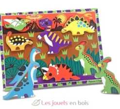 Chunky puzzle Dinosaures - Melissa & Doug