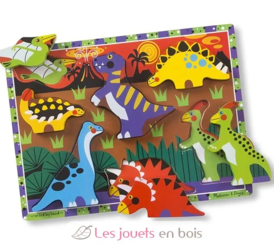 Chunky puzzle Dinosaures - Melissa & Doug