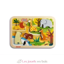 Chunky puzzle 3D Zoo - Janod