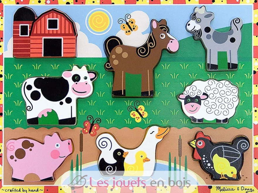 Chunky puzzle ferme - Melissa & Doug