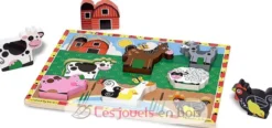 Chunky puzzle ferme - Melissa & Doug