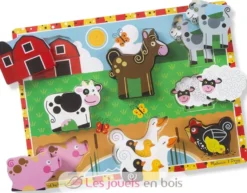 Chunky puzzle ferme - Melissa & Doug