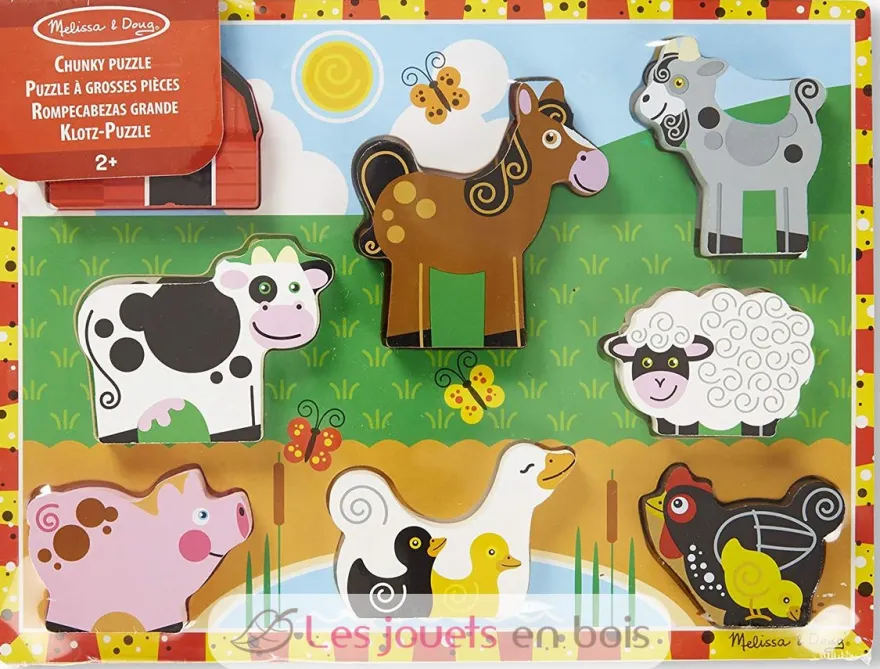 Chunky puzzle ferme - Melissa & Doug