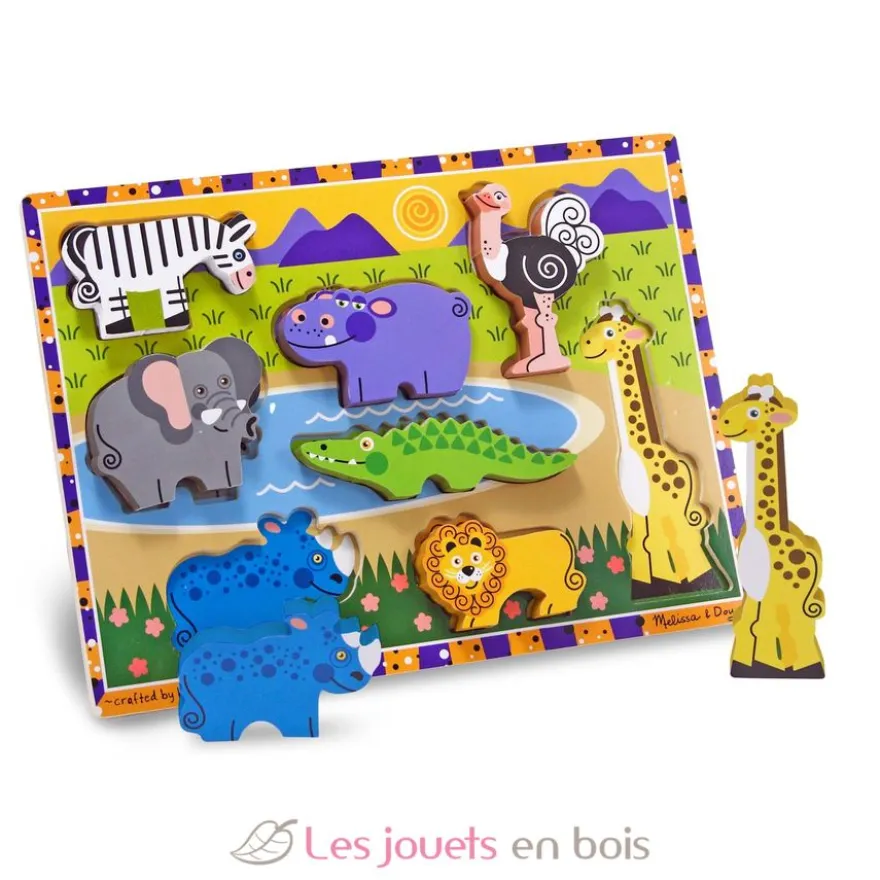 Chunky puzzle Safari - Melissa & Doug