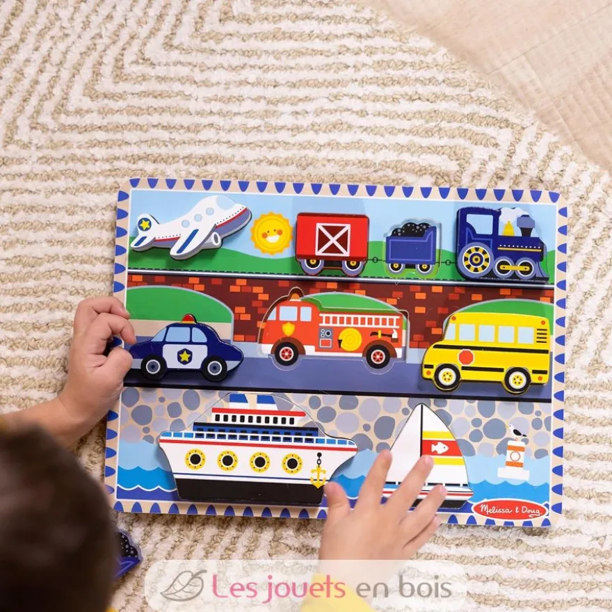 Chunky puzzle Véhicules - Melissa & Doug