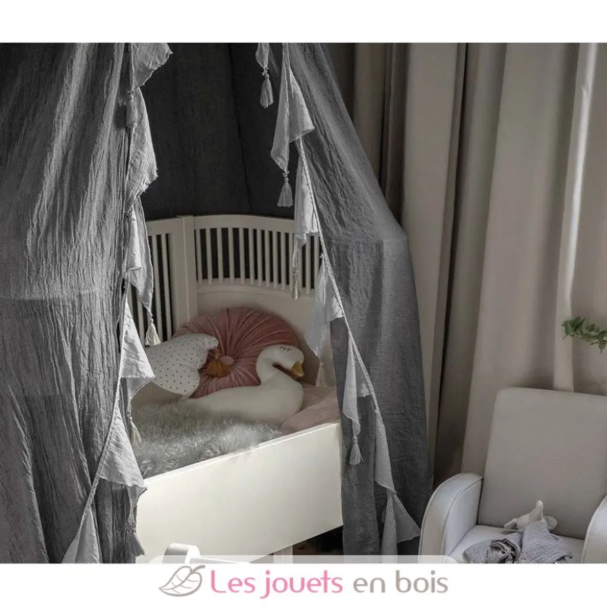 Ciel de lit Gris anthracite - JaBaDaBaDo