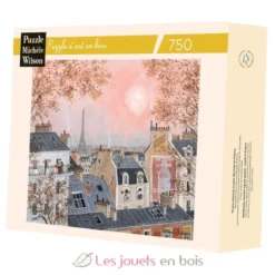 Ciel rose en hiver de Delacroix - Puzzle Michèle Wilson