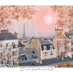 Ciel rose en hiver de Delacroix - Puzzle Michèle Wilson