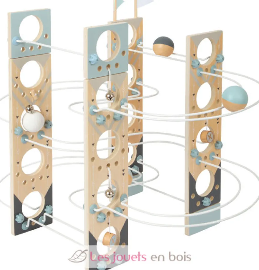 Circuit à boules modulaire gris Small Foot Compagny