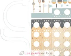 Circuit à boules modulaire gris Small Foot Compagny