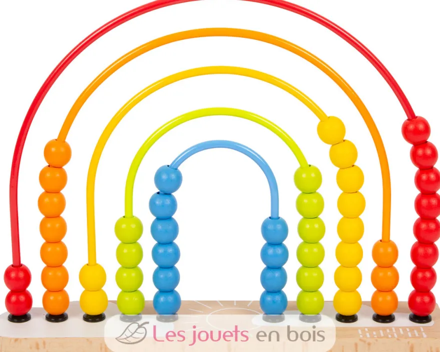 Circuit de motricité et boulier Arc-en-ciel - Small Foot company