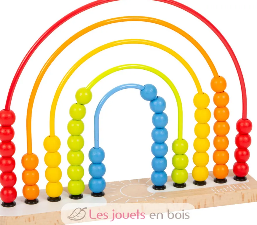 Circuit de motricité et boulier Arc-en-ciel - Small Foot company