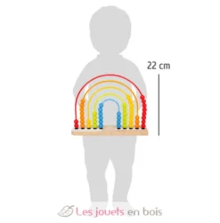Circuit de motricité et boulier Arc-en-ciel - Small Foot company