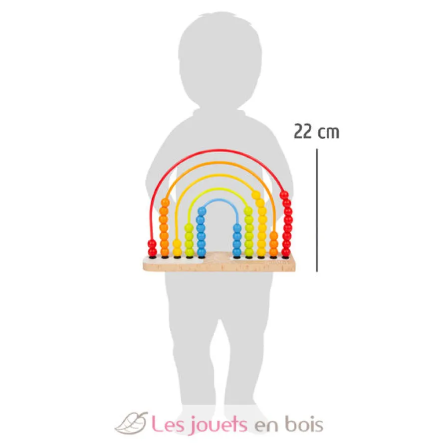 Circuit de motricité et boulier Arc-en-ciel - Small Foot company