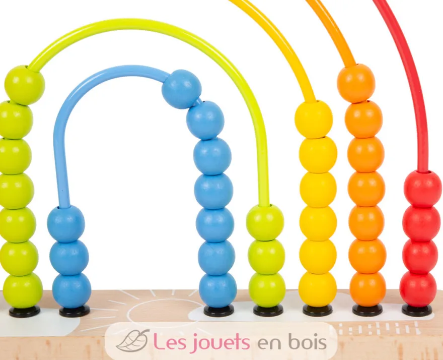 Circuit de motricité et boulier Arc-en-ciel - Small Foot company