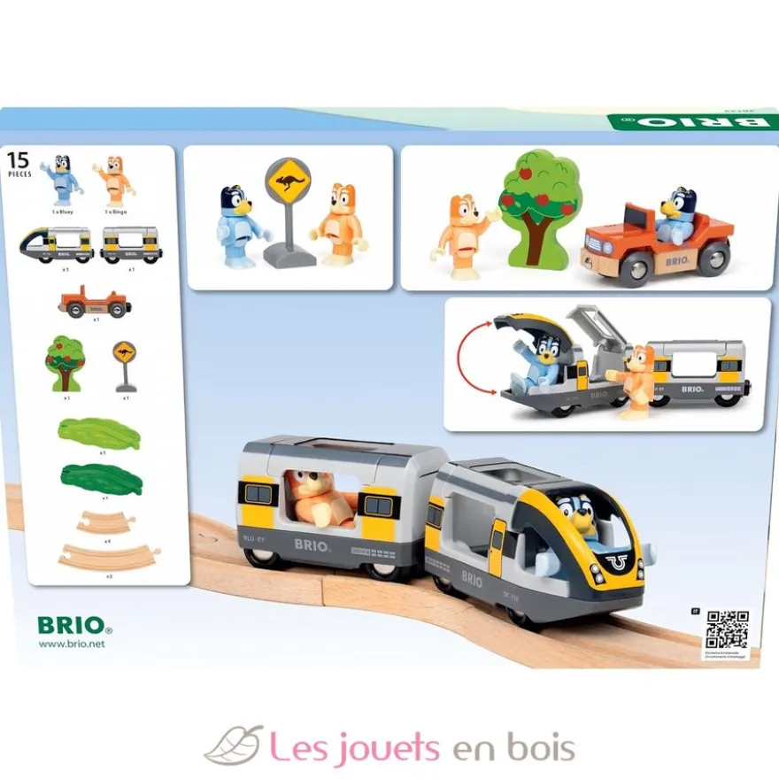 Circuit de train Bluey 15 pièces - Brio