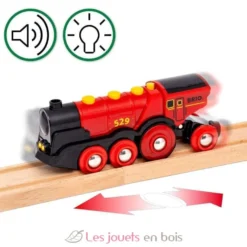 Circuit de train campagne avec locomotive à piles - Brio