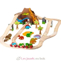 Circuit de train Dinosaure - Bigjigs Toys