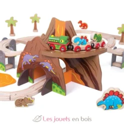 Circuit de train Dinosaure - Bigjigs Toys