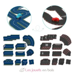 Circuit réversible avec 2 voitures - Vilac