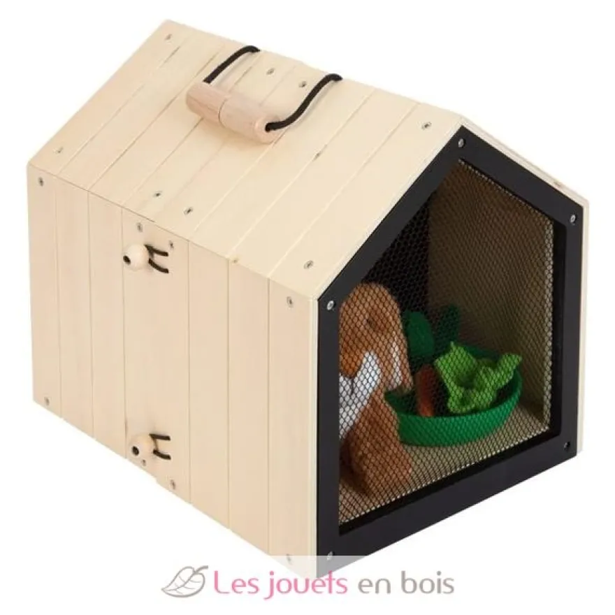 Clapier à lapin avec enclos - Small foot