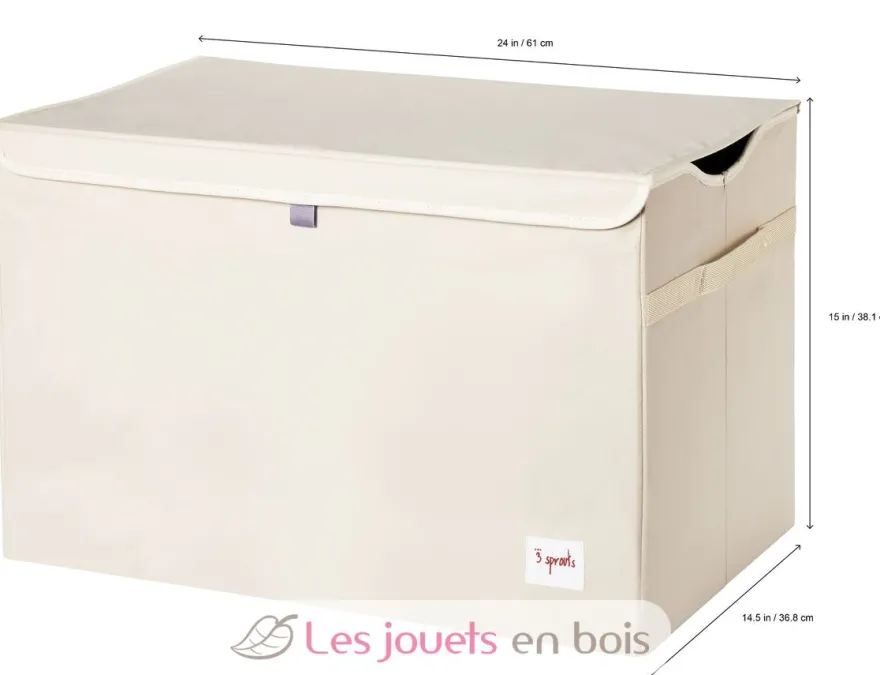 Coffre à jouets Baleine - 3 Sprouts