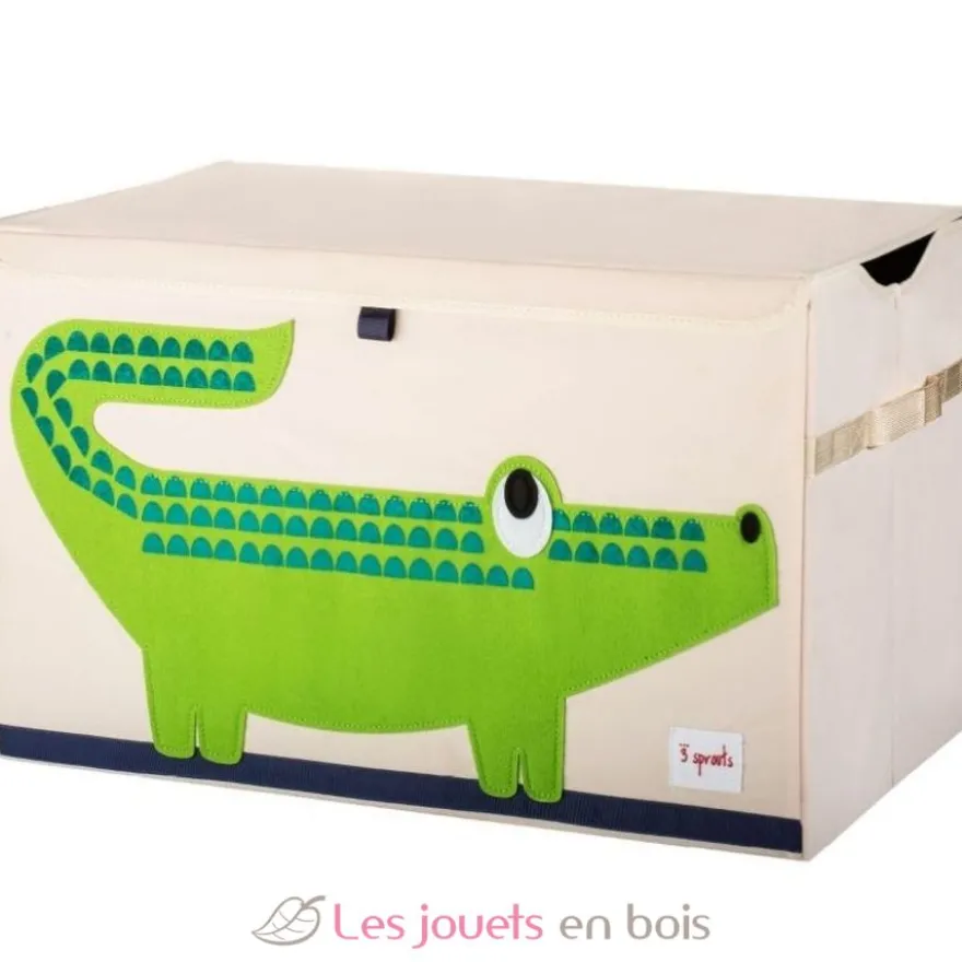 Coffre à jouets Crocodile - 3 Sprouts
