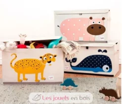 Coffre à jouets Hippo - 3 Sprouts