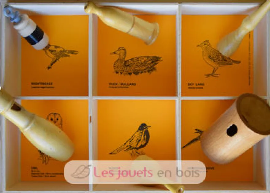 Coffret 6 appeaux - Oiseaux d'Amérique - Quelle est Belle Company