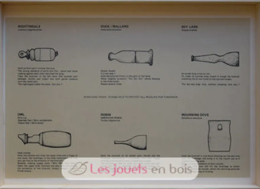 Coffret 6 appeaux - Oiseaux d'Amérique - Quelle est Belle Company