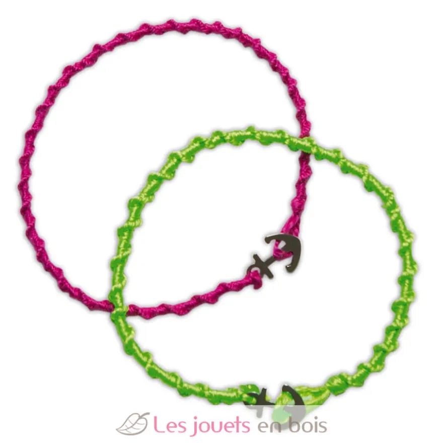 Coffret 7 Bracelets Brésiliens Fluo à créer - Janod
