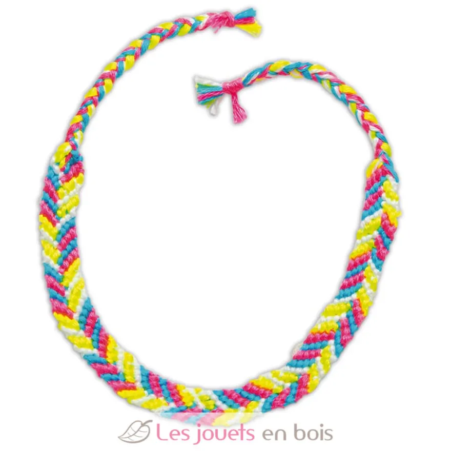 Coffret 7 Bracelets Brésiliens Fluo à créer - Janod