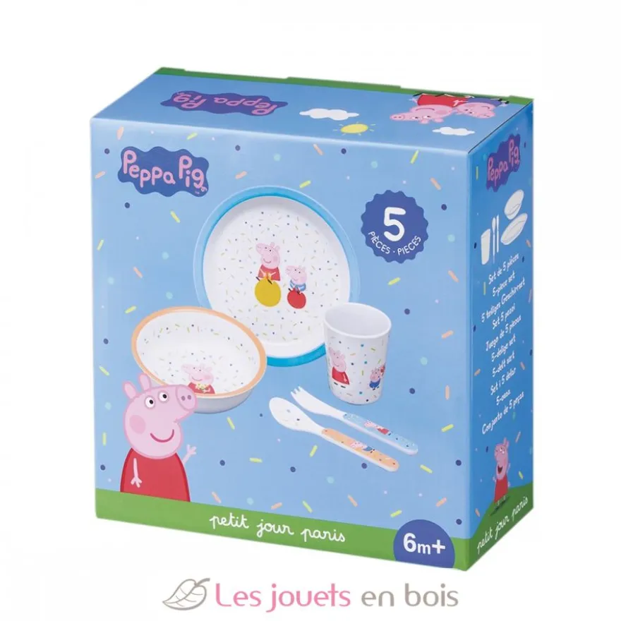 Coffret cadeau 5 pièces Peppa Pig - Petit Jour