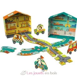 Coffret circuit en puzzle - Mideer
